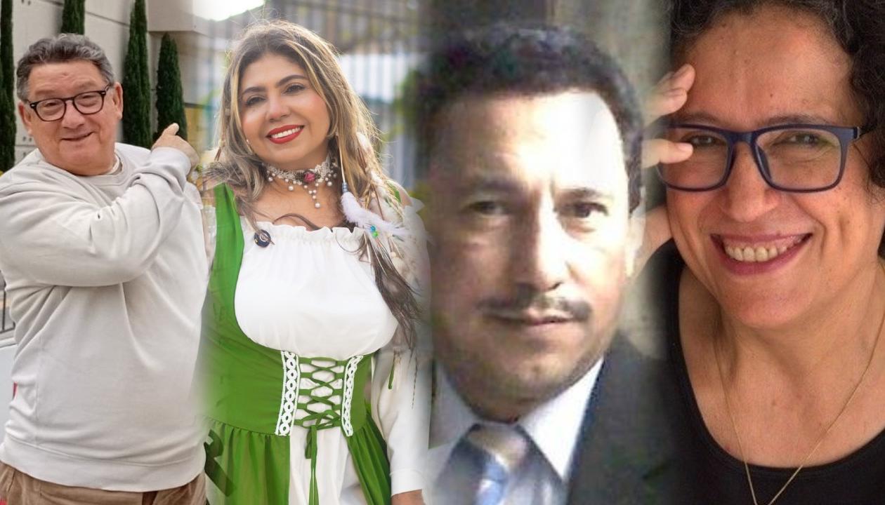 Miguel Iriarte, Dina Luz Pardo, Joaquín Mattos y Patricia Iriarte. 
