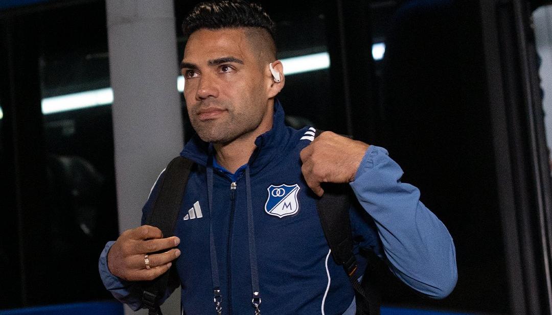 Radamel Falcao García, delantero de Millonarios. 