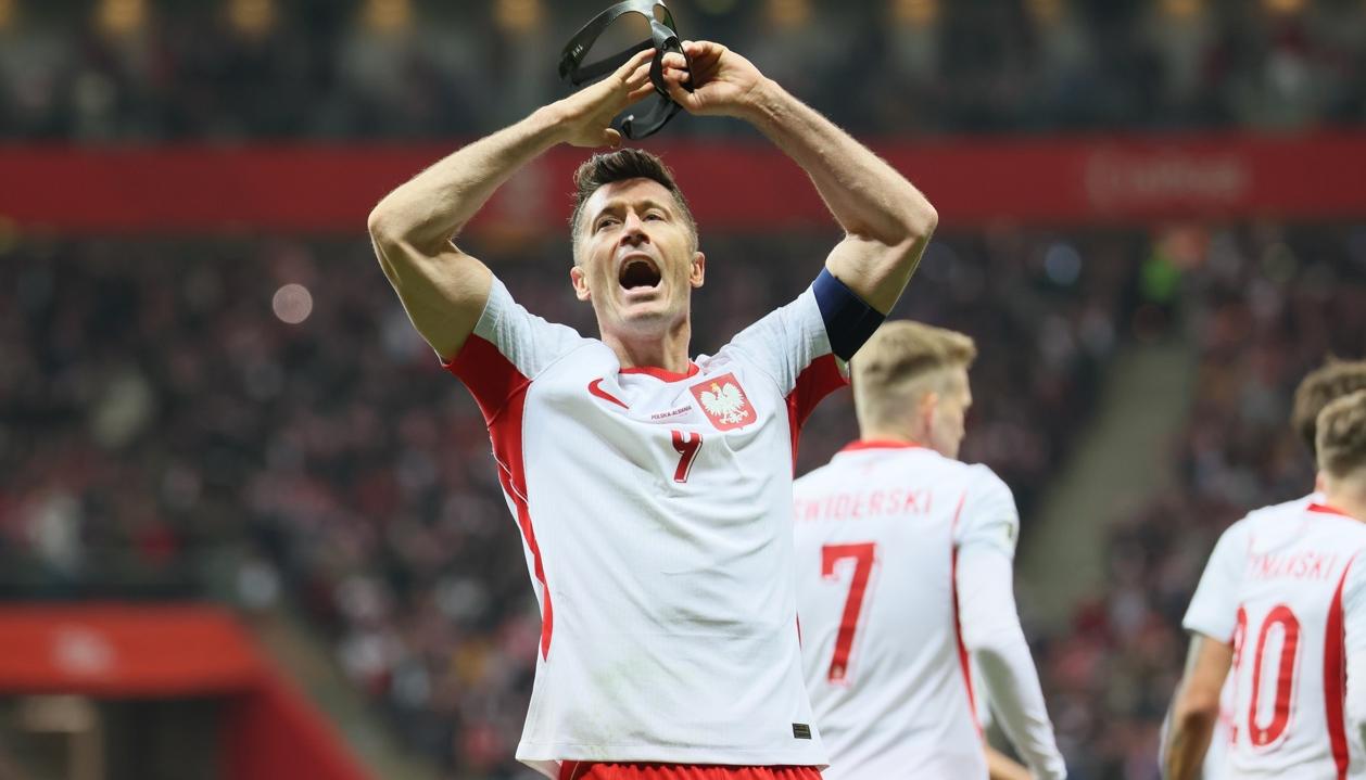 Robert Lewandowski, delantero y capitán de la selección de Polonia.