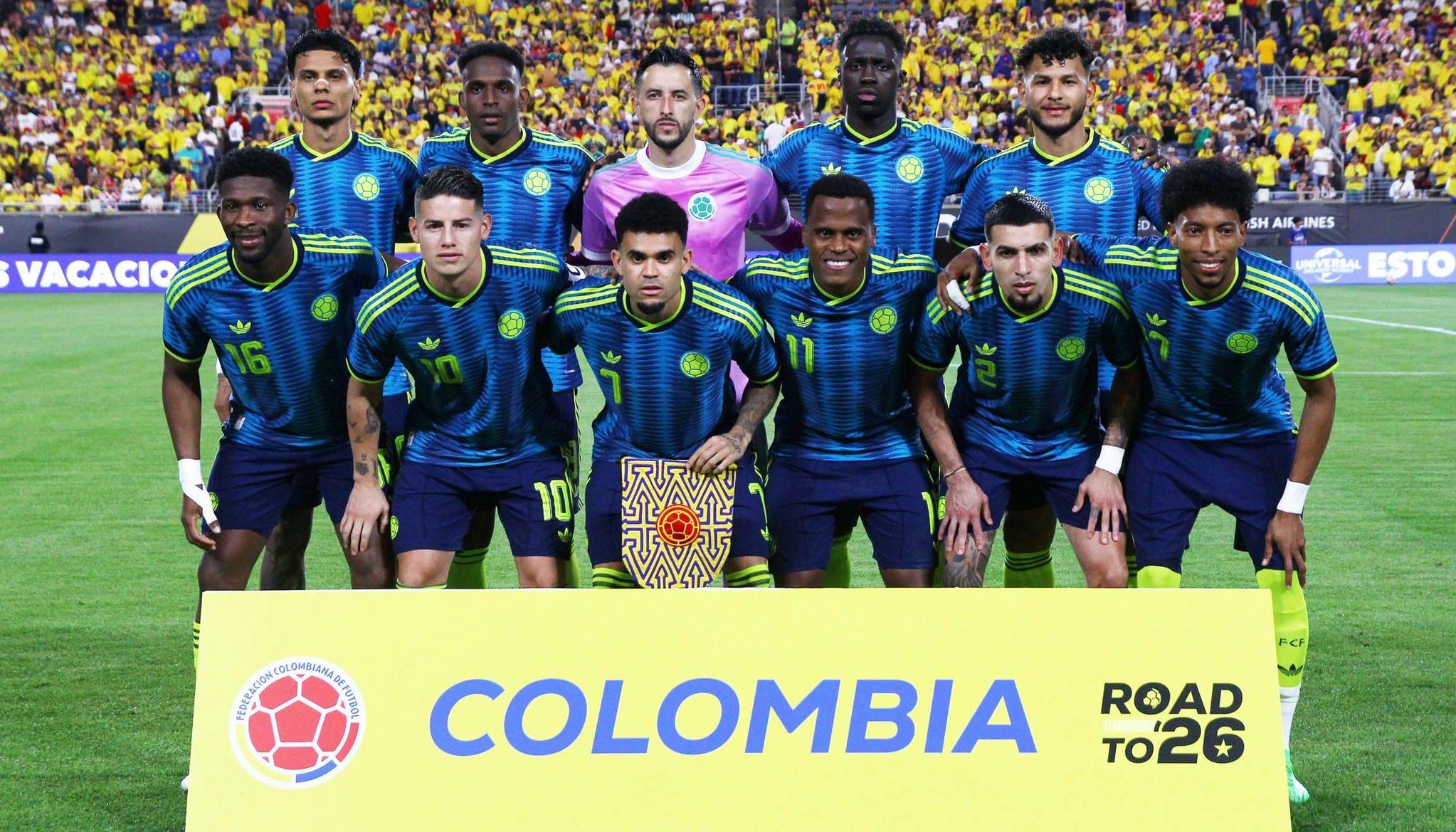 Selección Colombia en su último partido contra Francia. 