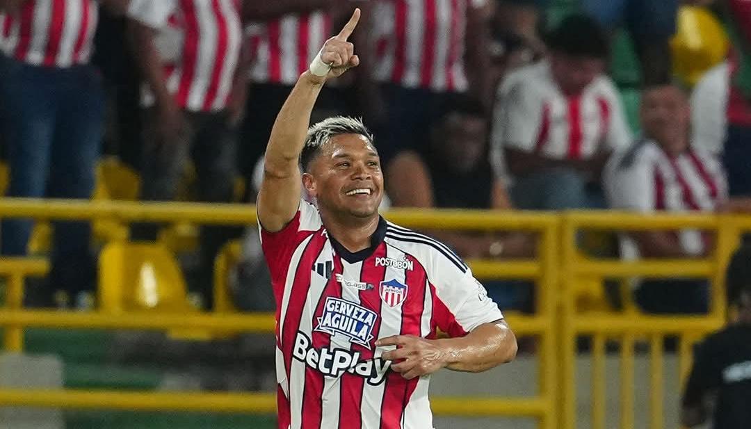 Teófilo Gutiérrez marcó, de pena máxima, el gol del Junior.