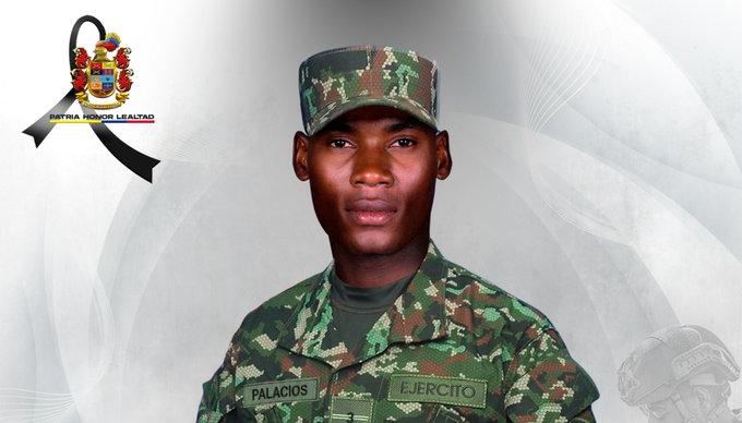 Soldado Óscar Enrique Palacios.