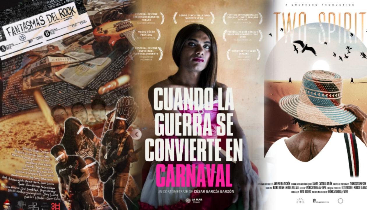 Estos son los cortometrajes que se exhibirán. 