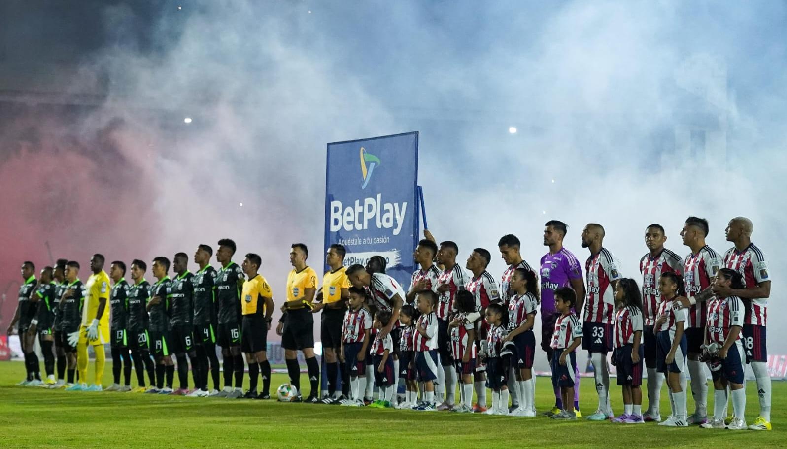 Junior y Nacional se enfrentaron el 10 de marzo de este año en el Romelio Martínez. Los verdolagas ganaron 4–0.