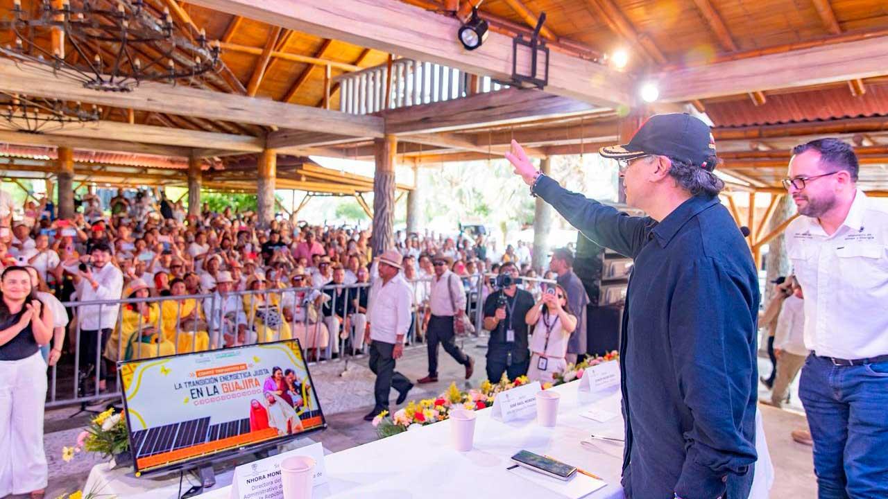 El Presidente Gustavo Petro.