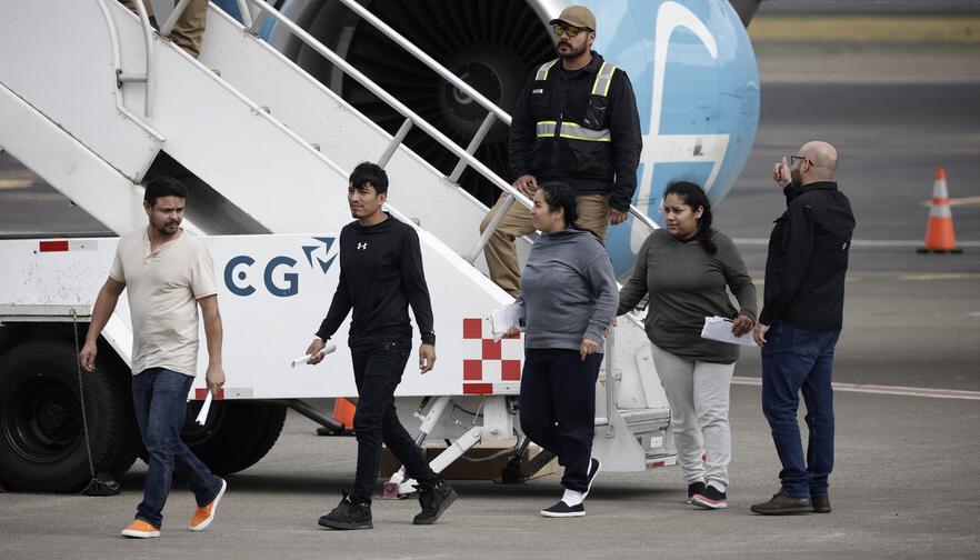 Llegaron 115 migrantes a Venezuela procedentes de Estados Unidos.