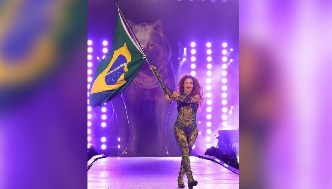 Shakira en el concierto de Copacabana.