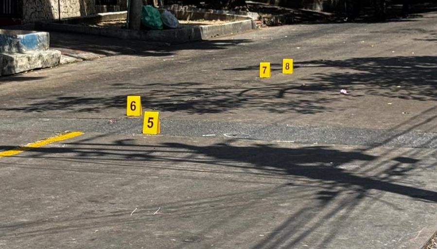 Escenario de atentado en Barranquilla. 