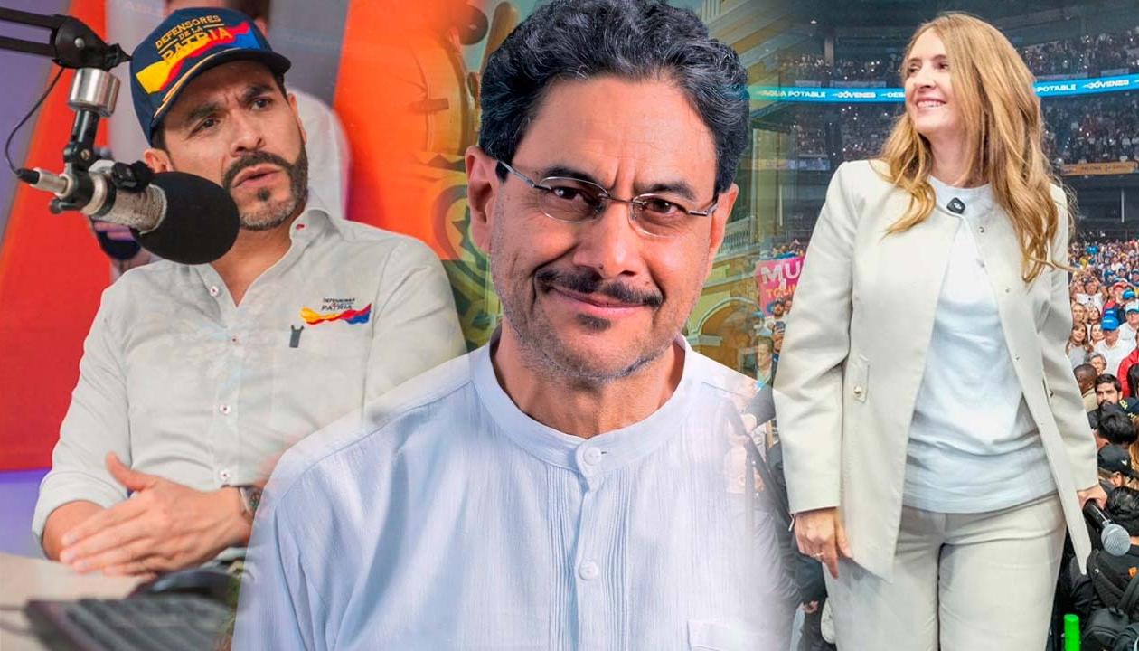 Abelardo De La Espriella, Iván Cepeda y Paloma Valencia.