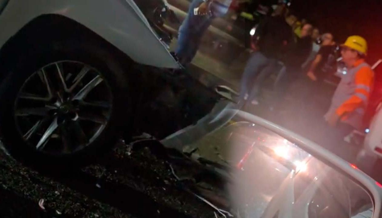 Imágenes del accidente.