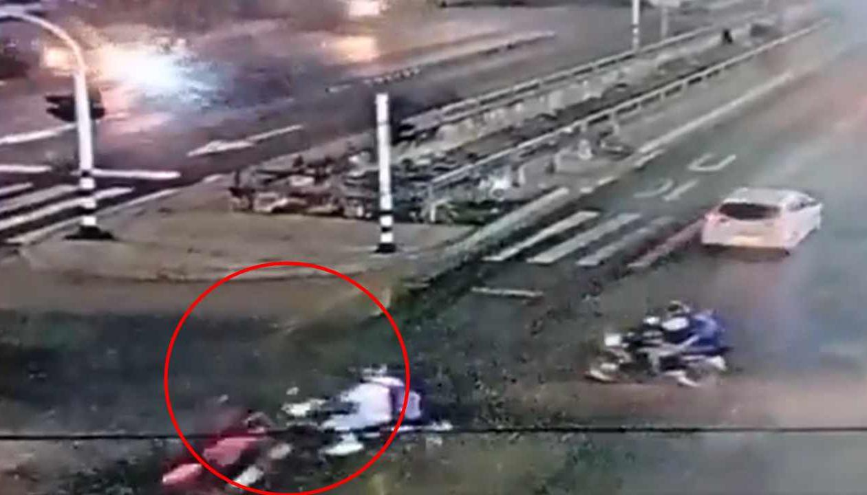 Accidente en la Murillo.