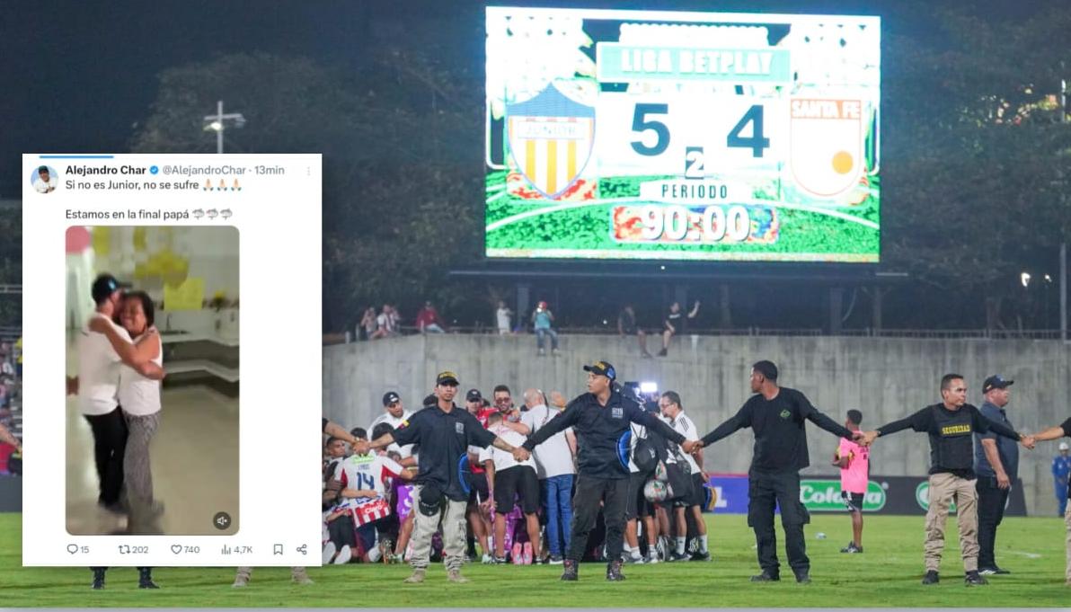Alcalde celebra paso de Junior a la final