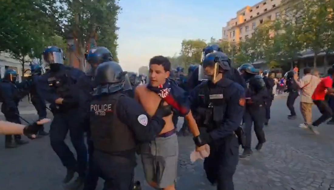 Arrestado por la policía francesa.