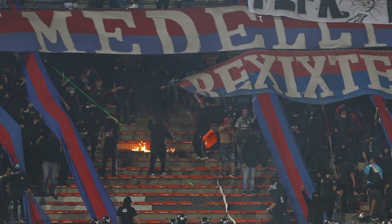 Imagen de los desmanes.