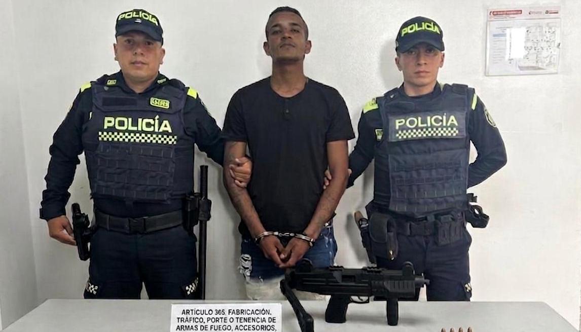 Jhon Bairon Sandoval, el capturado.