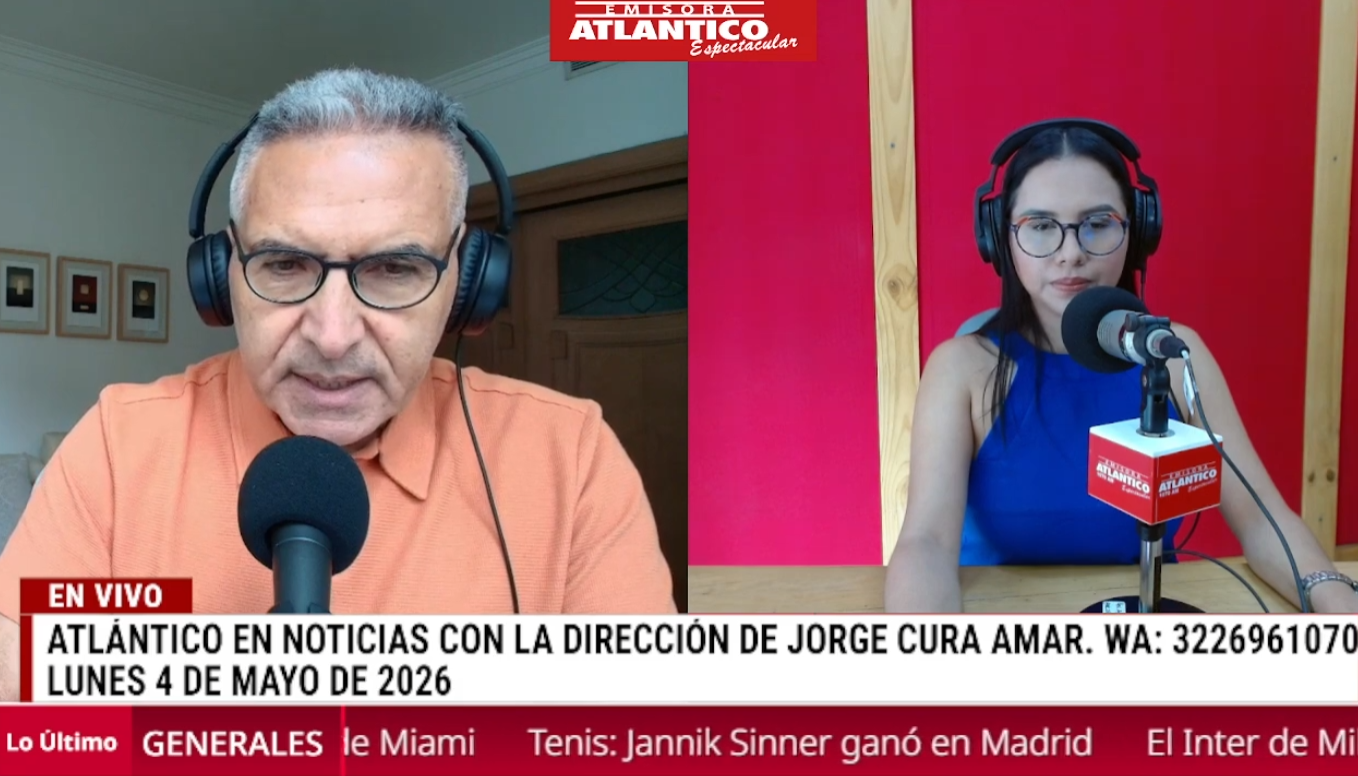 Transmisión de Atlántico en Noticias.