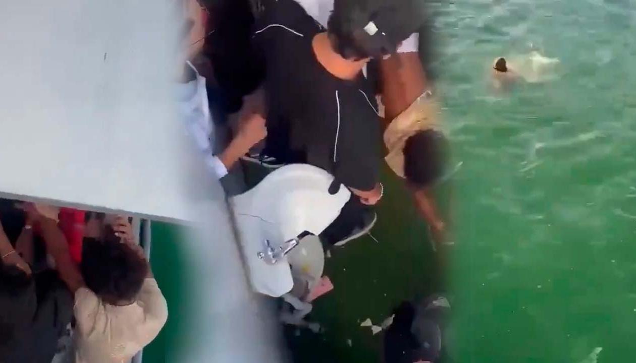 Imágenes del momento previo a la muerte de Alexander Avendaño. 