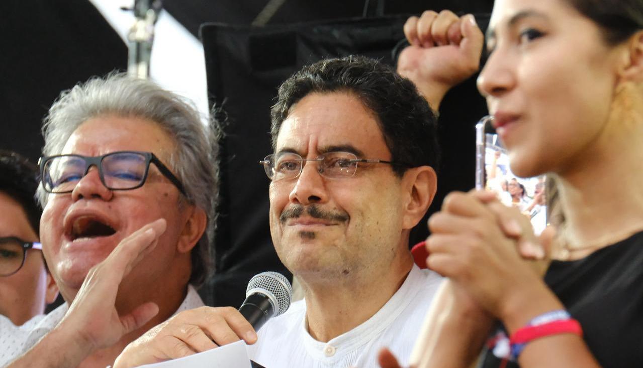 El candidato presidencial Iván Cepeda.