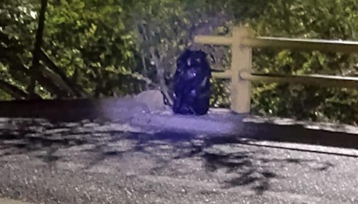 El cilindro que apareció en el puente de la Circunvalar con Cordialidad.