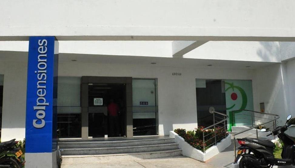 Una sede de Colpensiones en Barranquilla. 