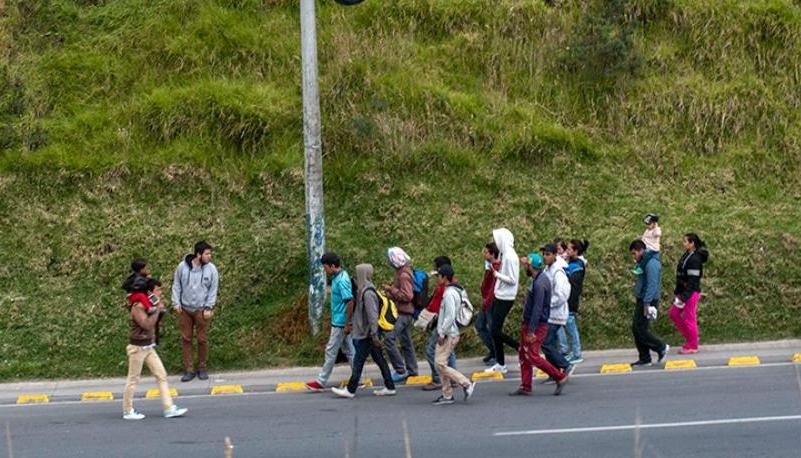 Desplazamiento forzado por el conflicto armado en Colombia.