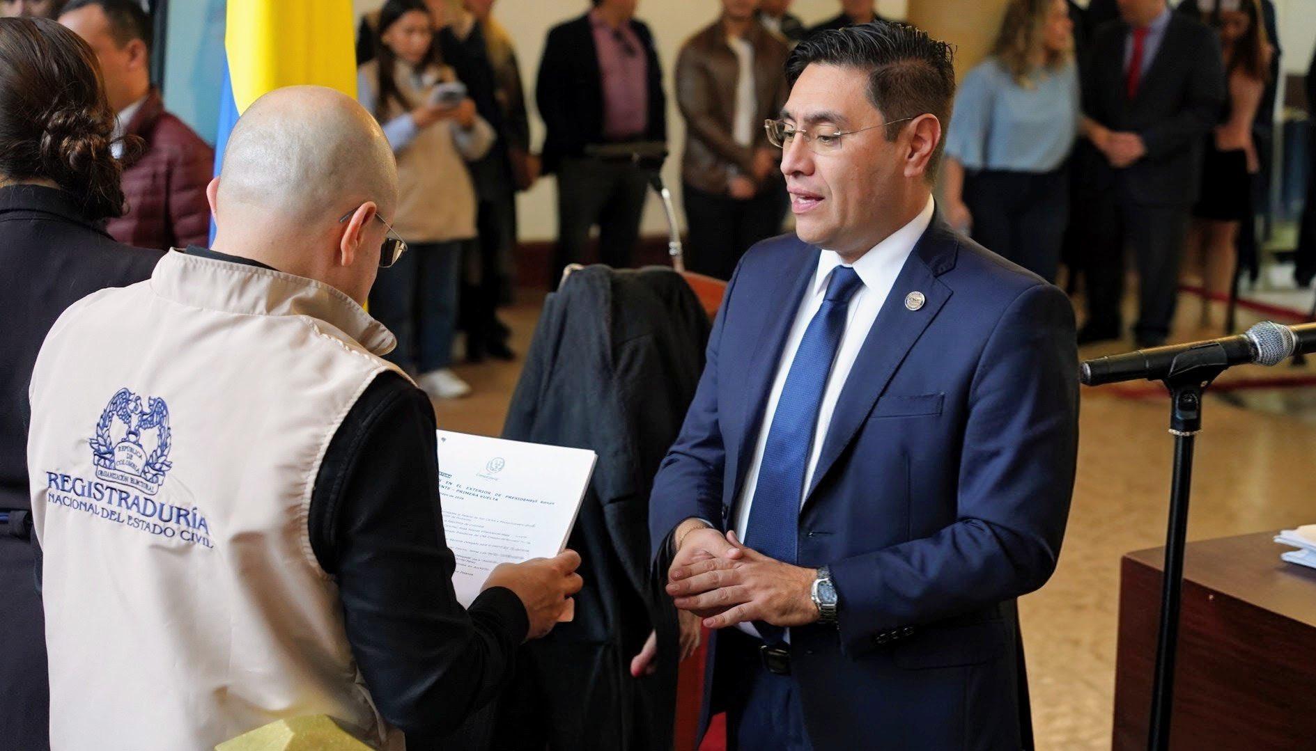 Cristian Quiroz, presidente del CNE.