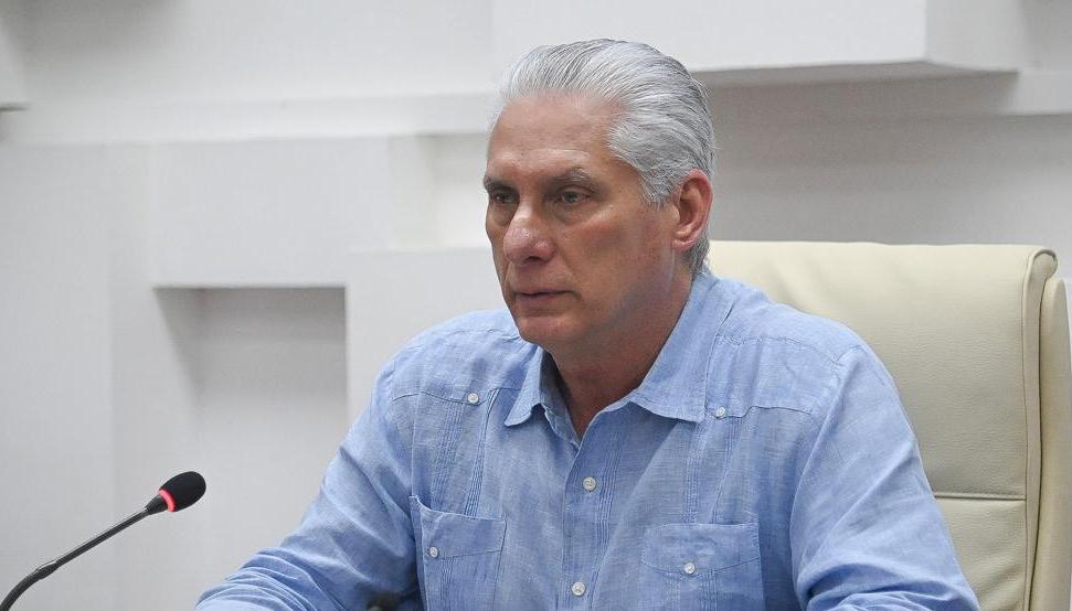 Presidente de Cuba, Miguel Díaz-Canel.