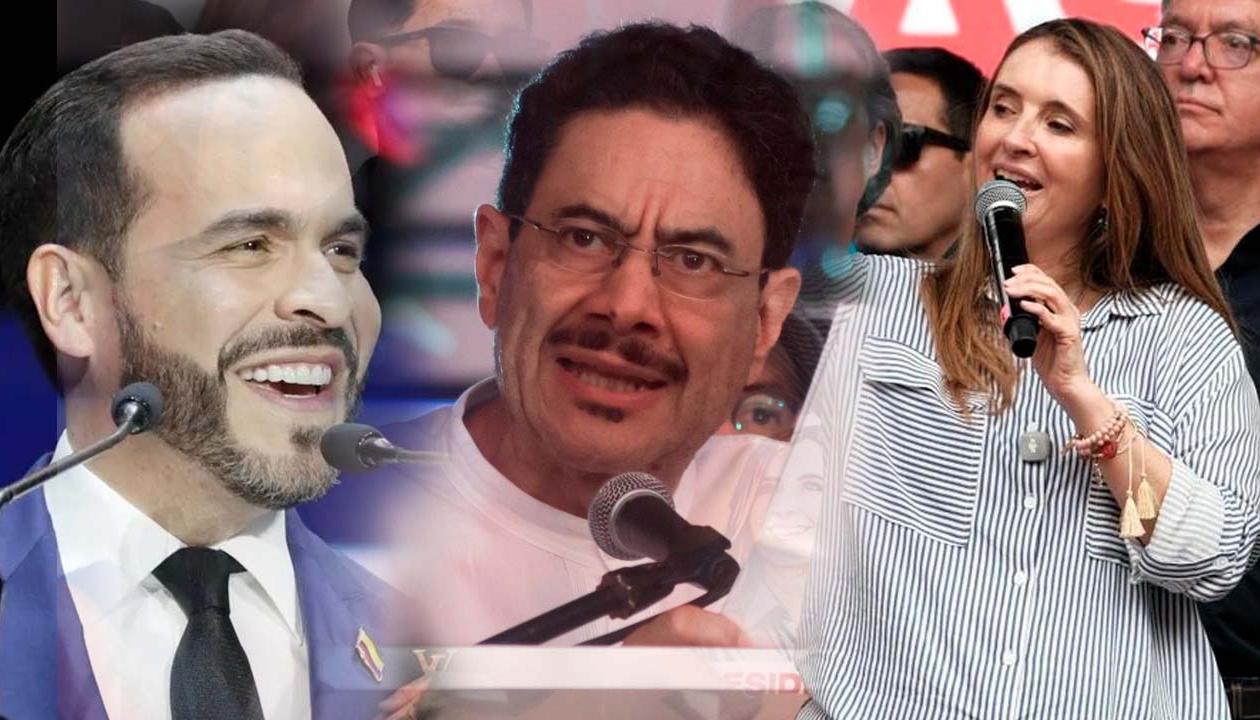 Abelardo De La Espriella, Iván Cepeda y Paloma Valencia.