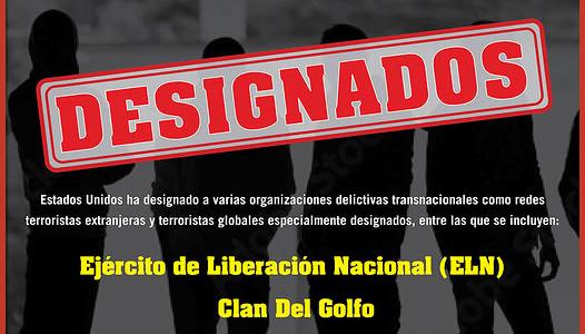 Imagen publicada por la Embajada de EE.UU. en Bogotá. 