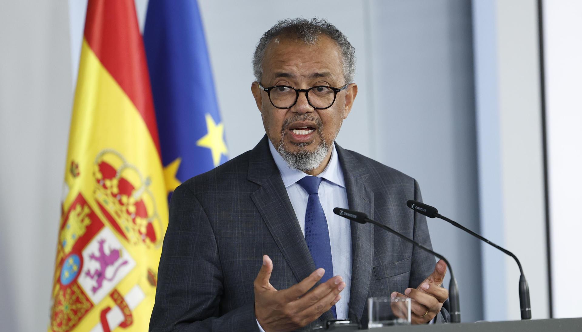 El director general de la OMS, Tedros Adhanom.