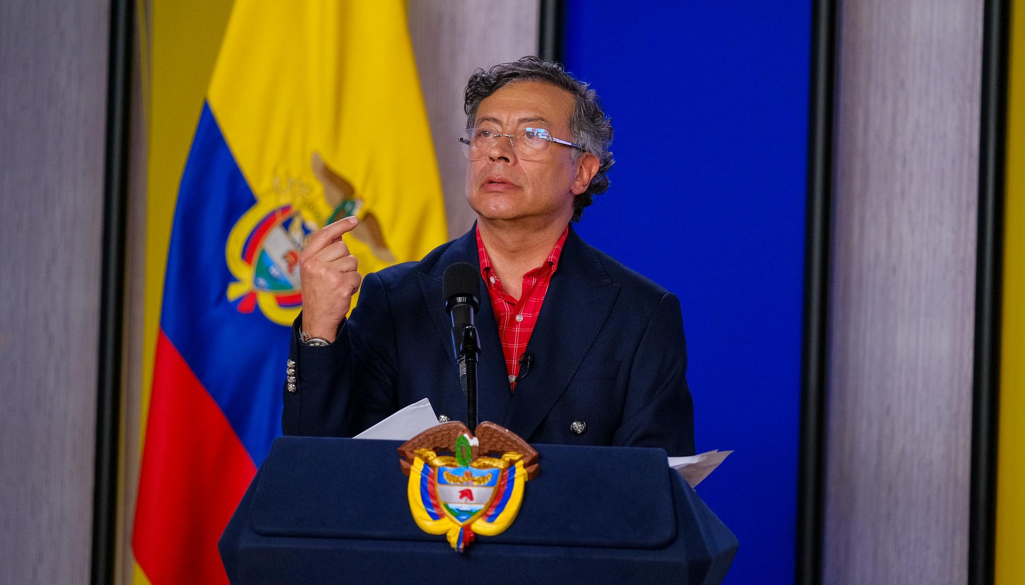 El Presidente Gustavo Petro.