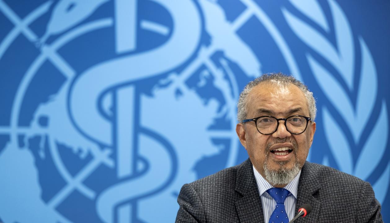 El director general de la Organización Mundial de la Salud, Tedros Adhanom Ghebreyesus.