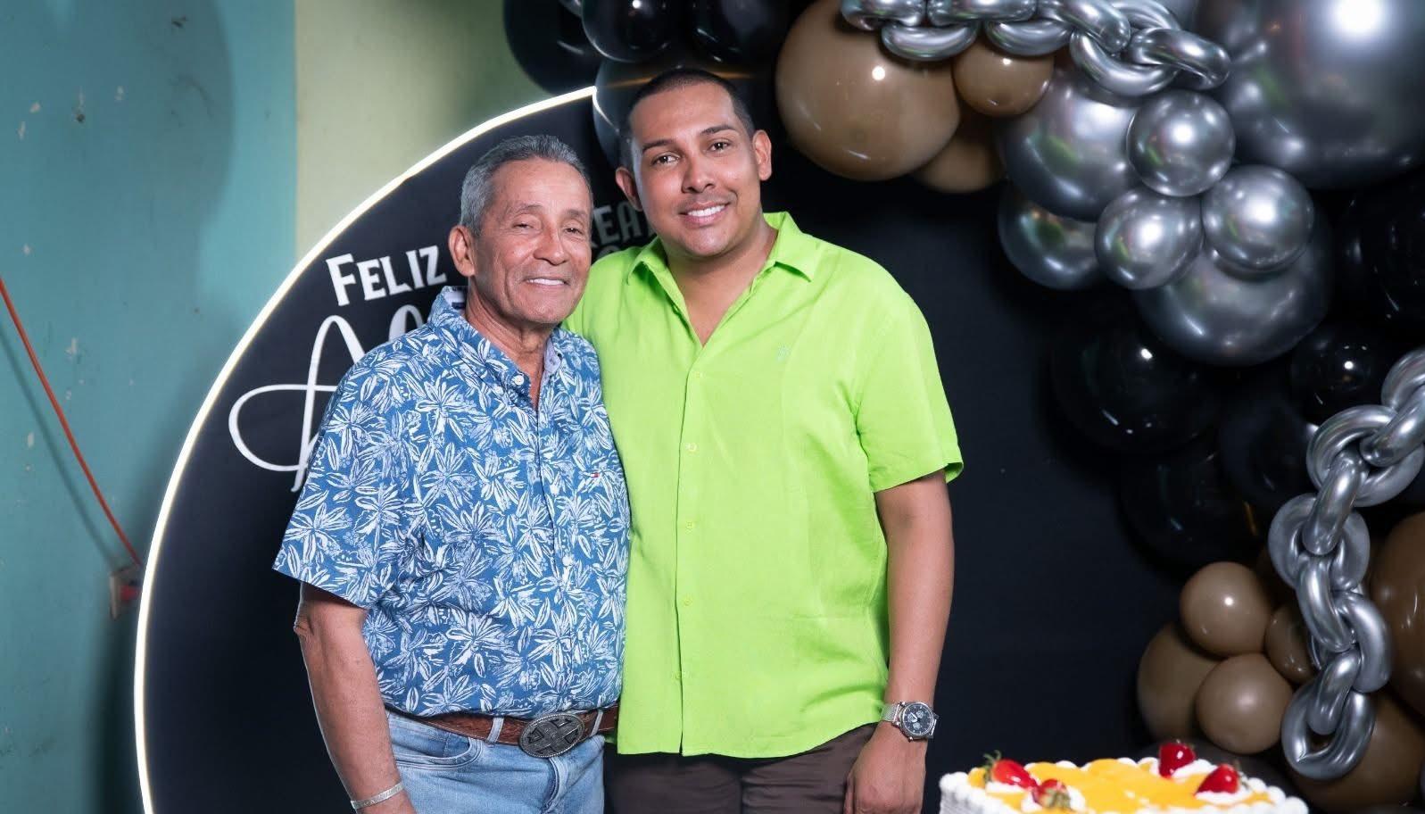 El exalcalde de Tame, Alfredo Guzmán, y su hijo, Iván Guzmán, quien fue secuestrado por el ELN.