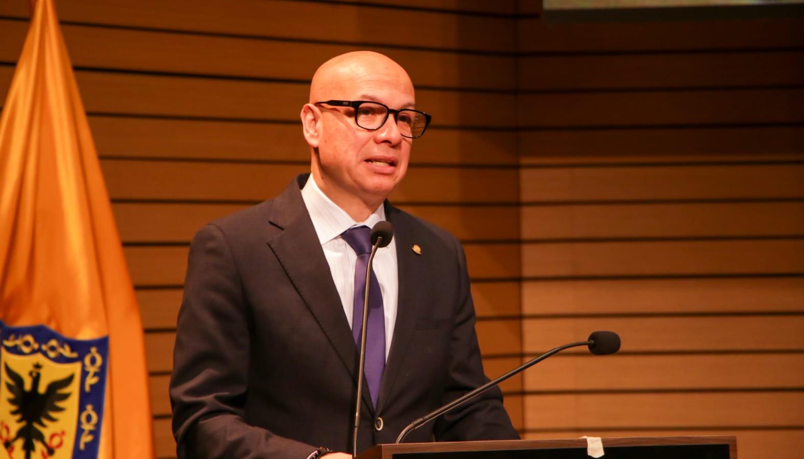 El magistrado Iván Mauricio Lenis, presidente de la Corte Suprema de Justicia.