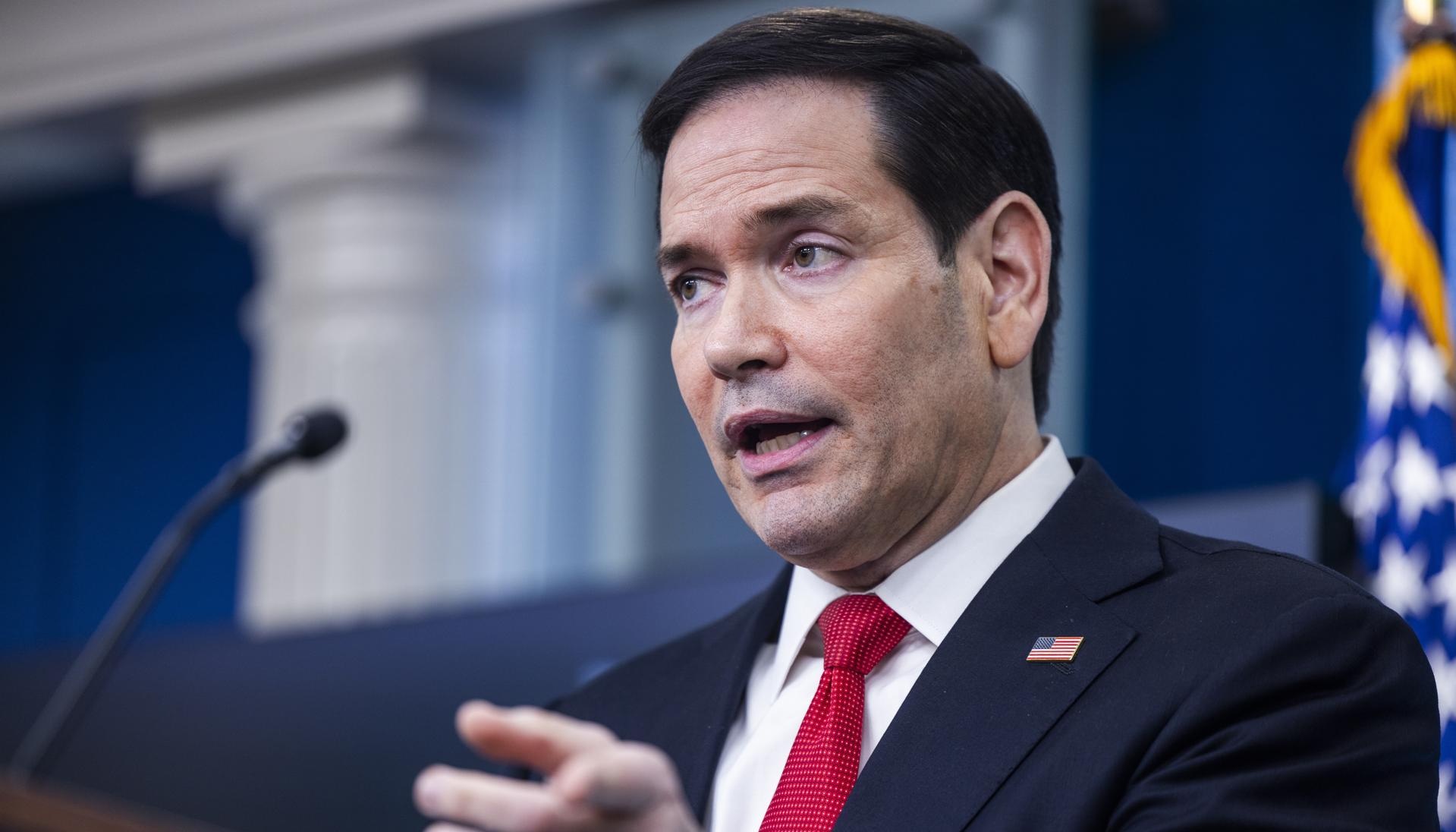 El secretario de Estado estadounidense, Marco Rubio.