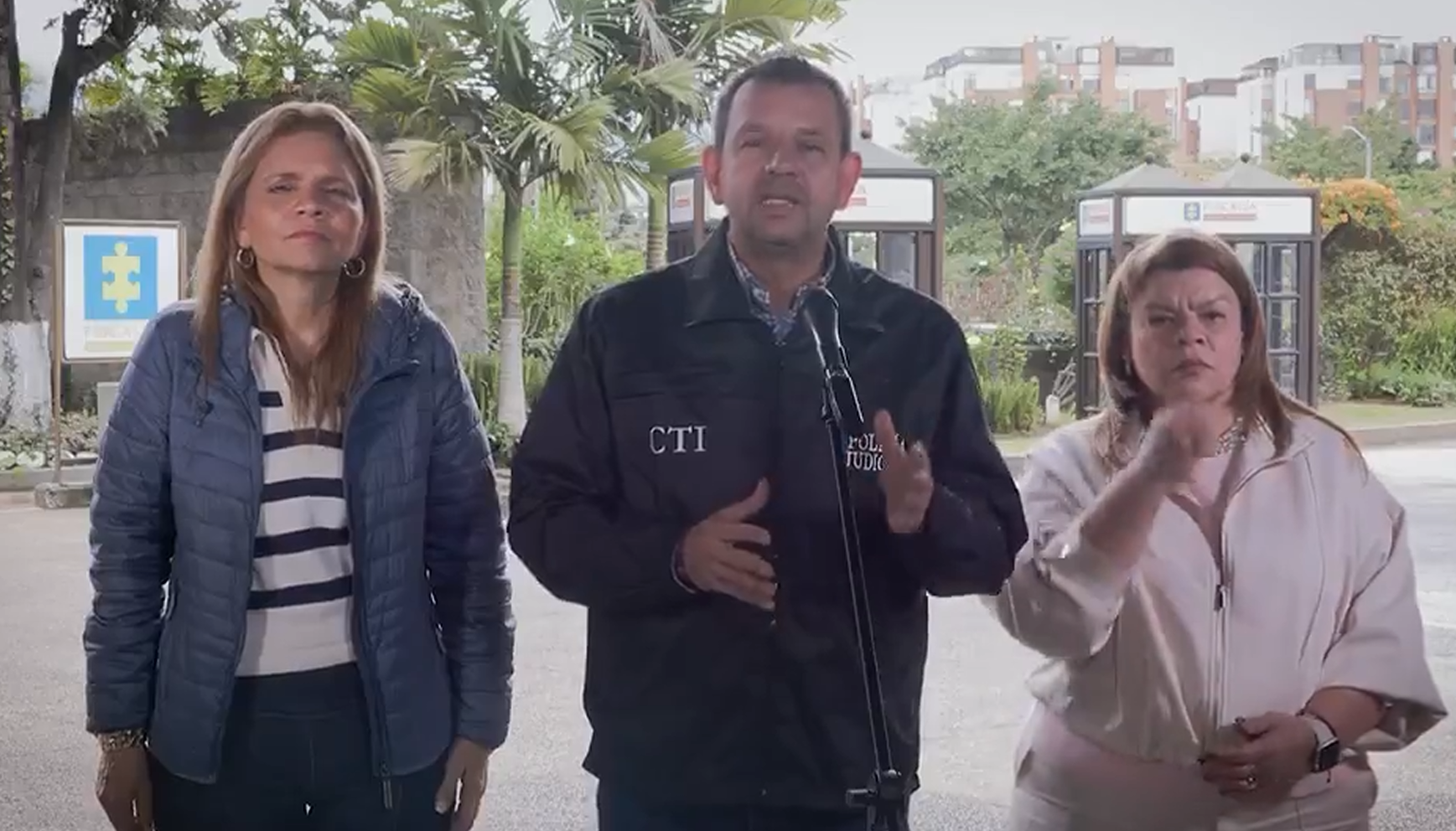 Funcionarios del CTI de la Fiscalía. 