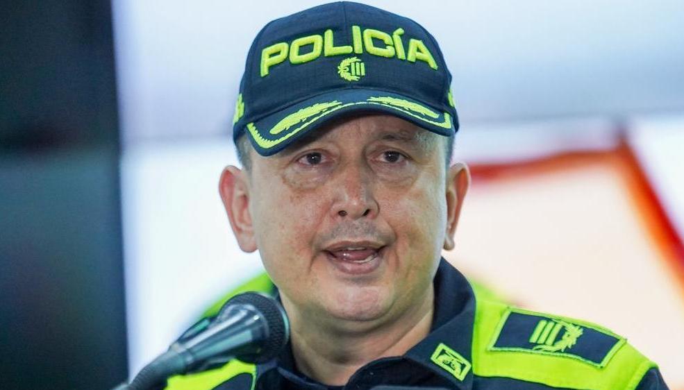 El comandante de la Policía Metropolitana de Barranquilla, general Miguel Camelo.