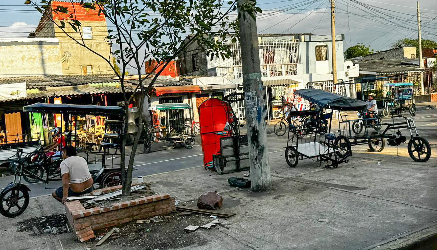 Calle 17 donde se realiza la construcción de 'Los transformers'. 