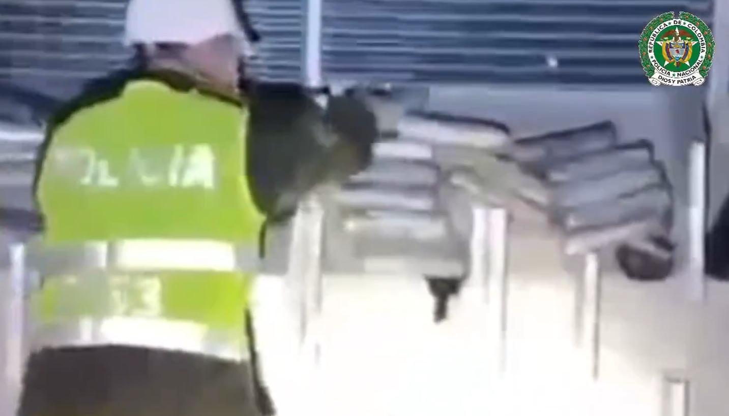 Incautación de la droga. 