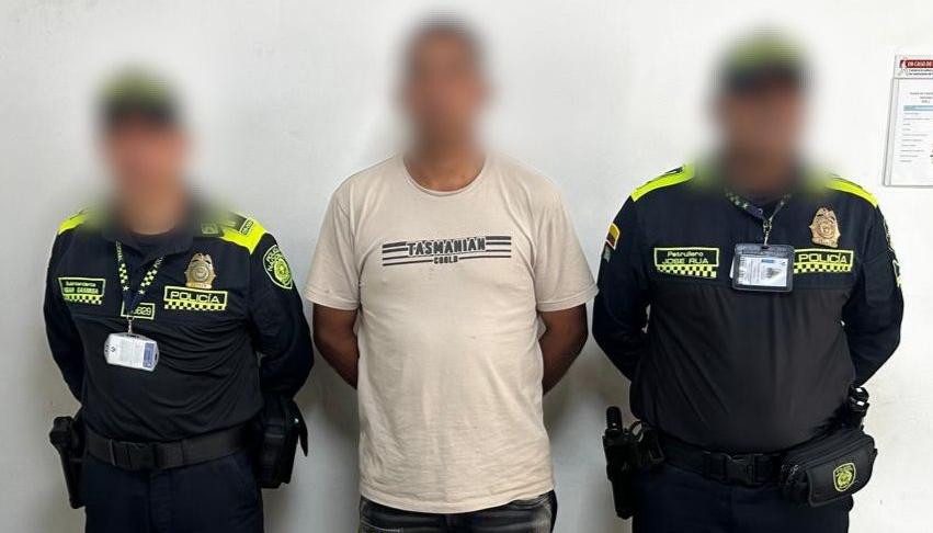 Iván González Pertuz, el capturado.