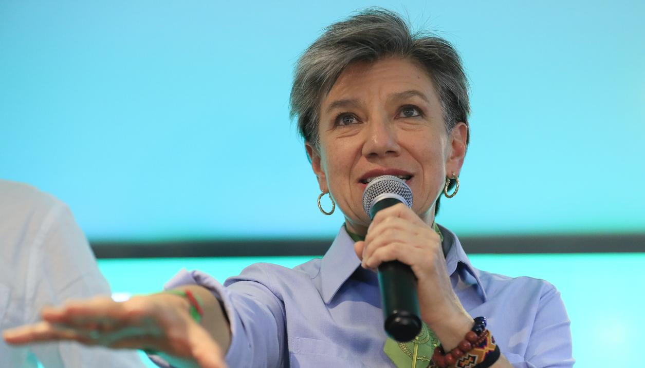 La exalcaldesa de Bogotá, Claudia López.