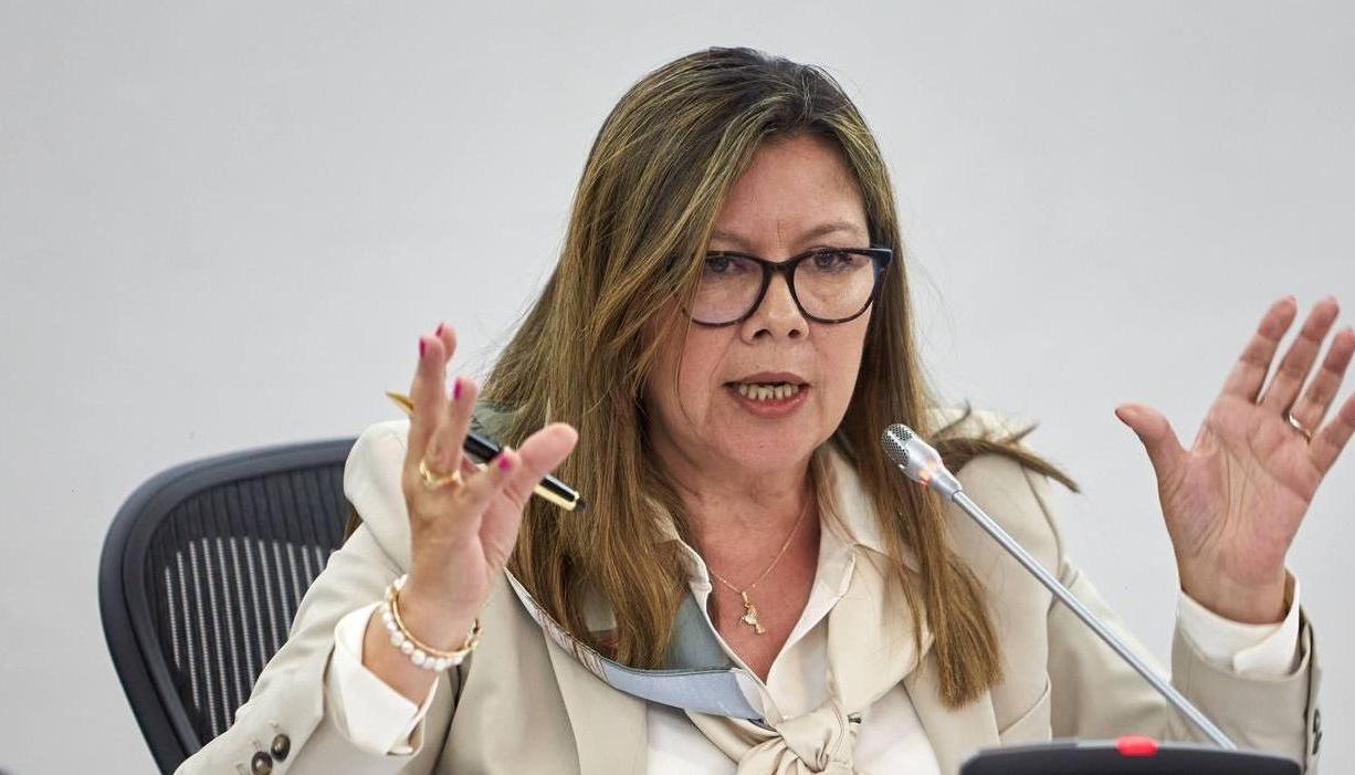 La Fiscal General, Luz Adriana Camargo.