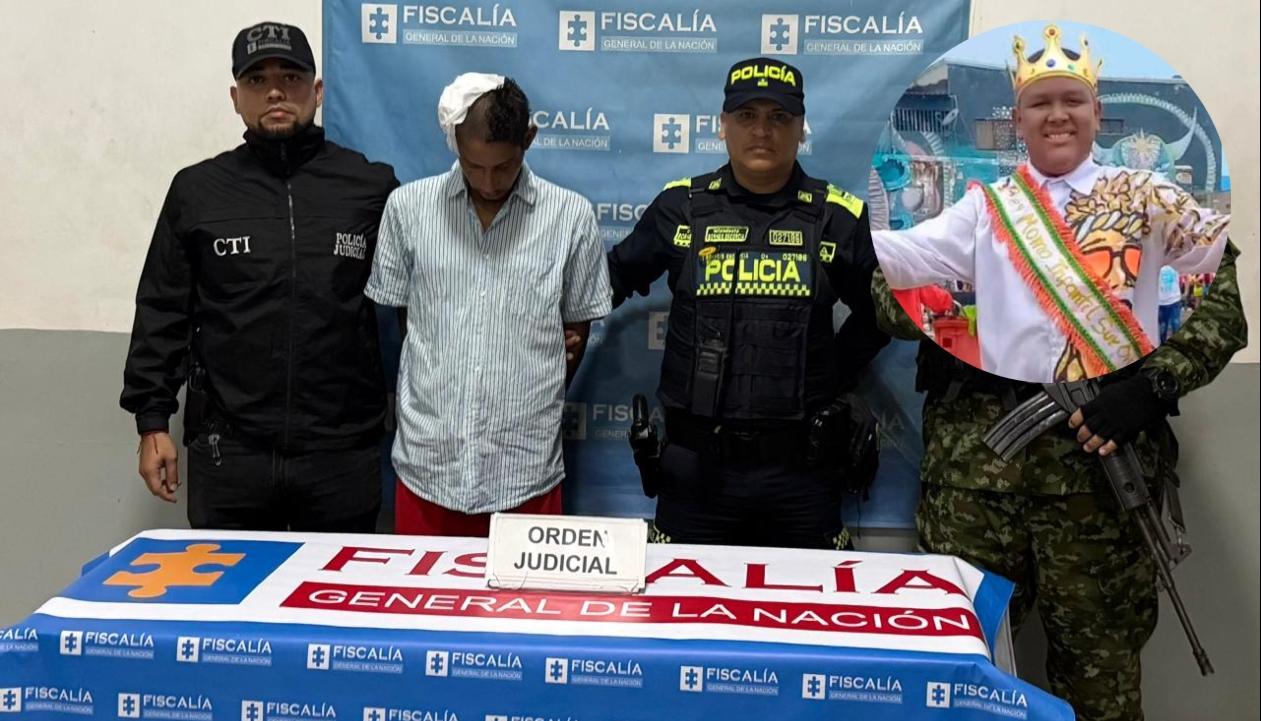 Leyner Johan Altamar Cabrera, el capturado, y Danilo Andrés Ramírez Barrios, la víctima mortal.