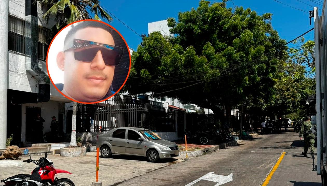 Argenis Andrés Bonett Carmona, el guarda muerto en la balacera frente a la empresa de seguridad Atenas. 