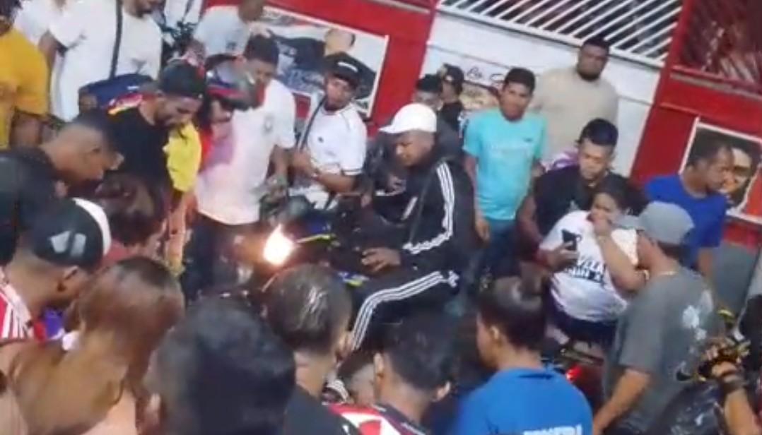 Lugar del asesinato en San Luis