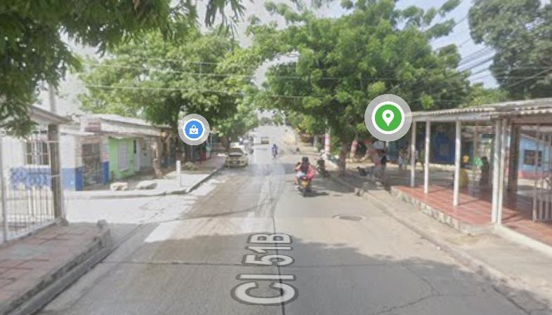 Lugar donde sucedió el crimen.