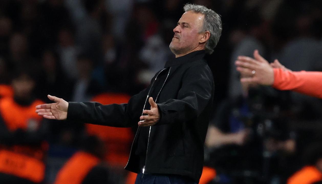El técnico español Luis Enrique Martínez, entrenador del PSG.