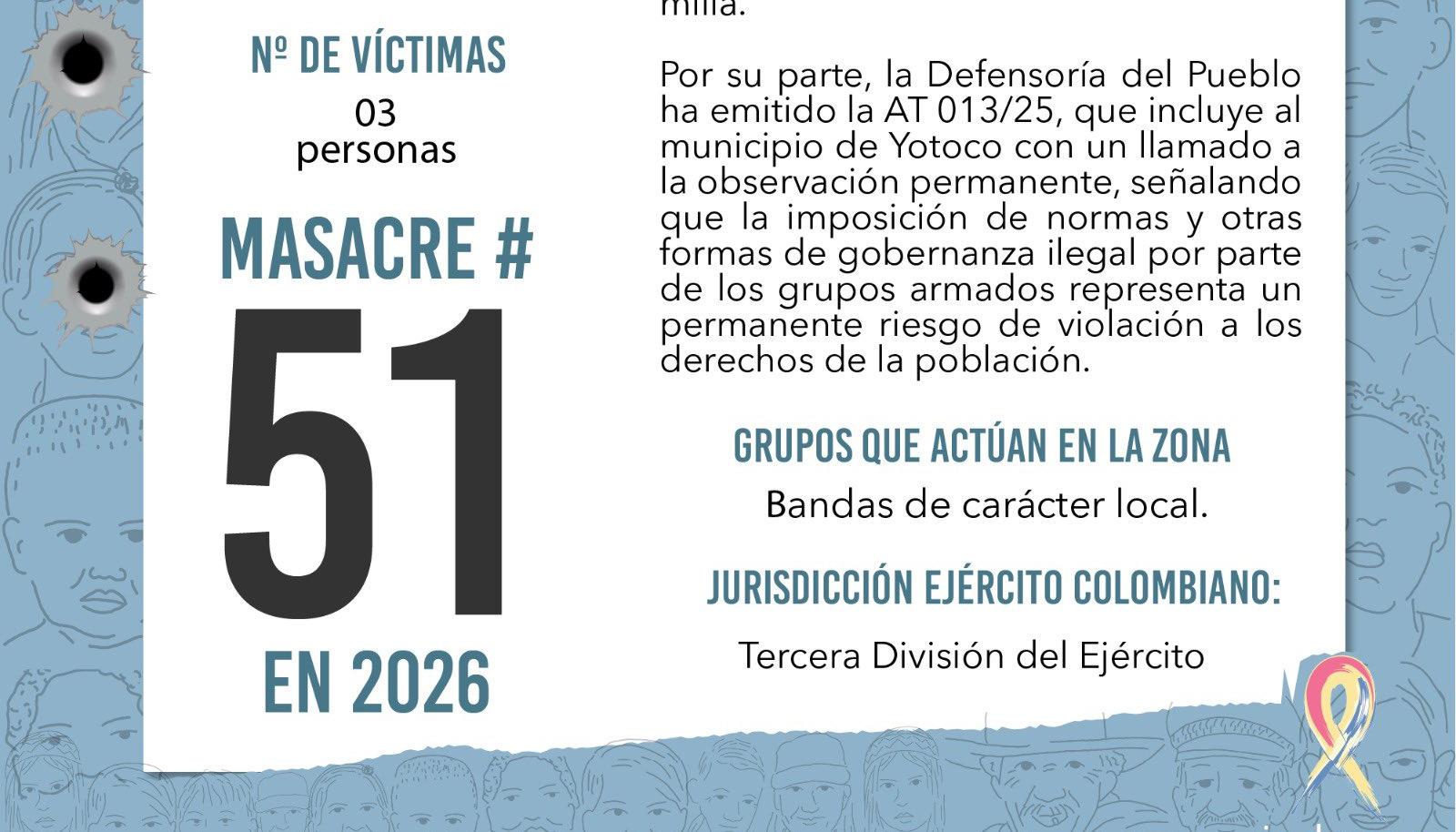 El reporte de la masacre.