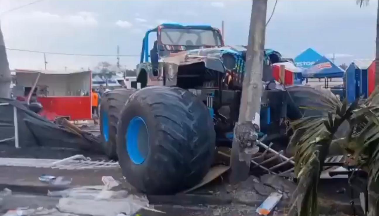 El vehículo que ocasionó la tragedia.