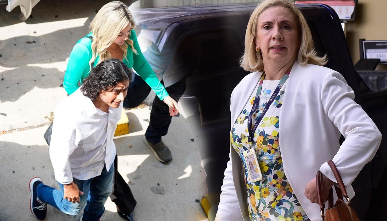 Nicolás Petro, Laura Ojeda y la Fiscal Lucy Laborde.